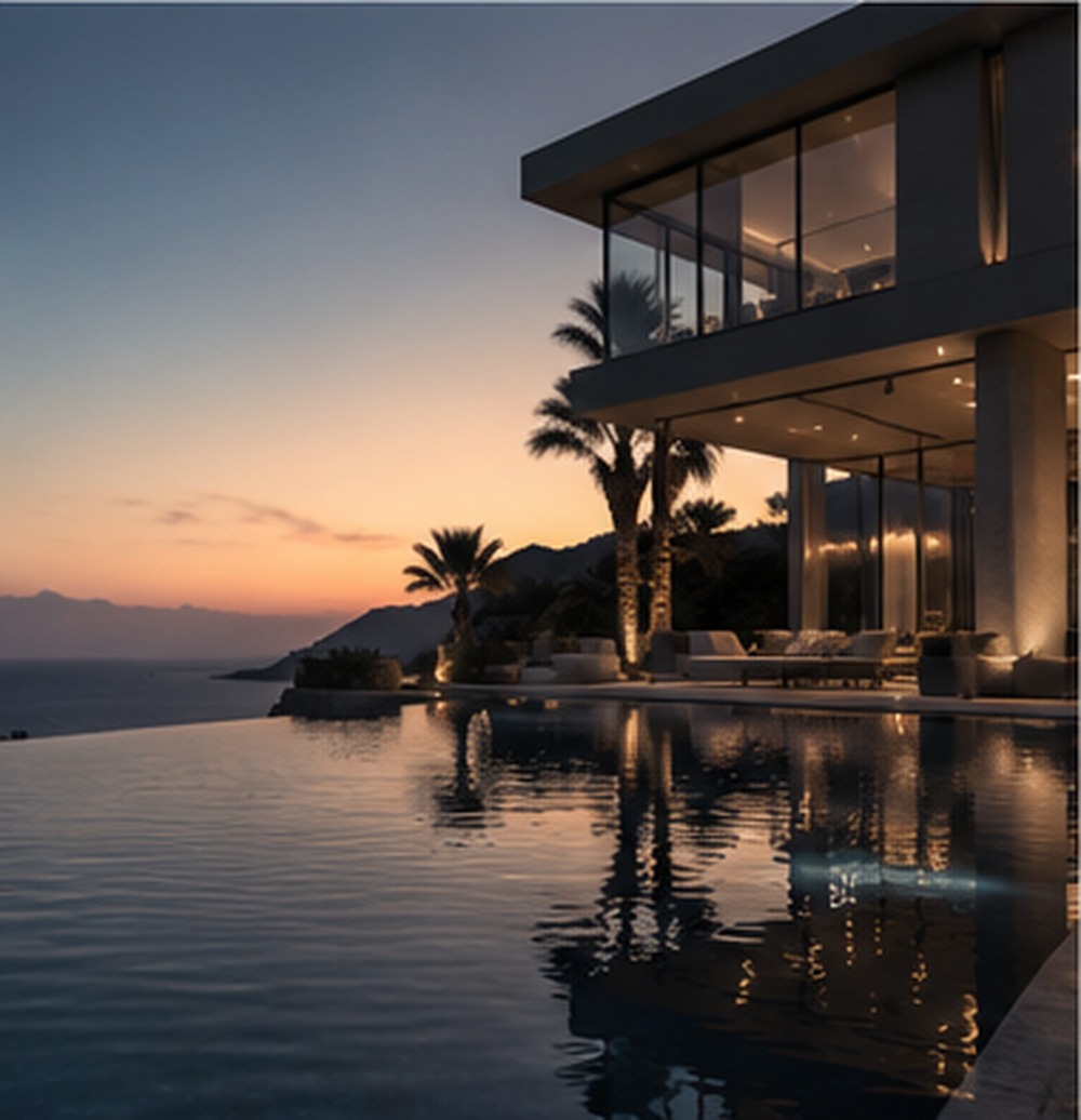 Contemporary coastal residence